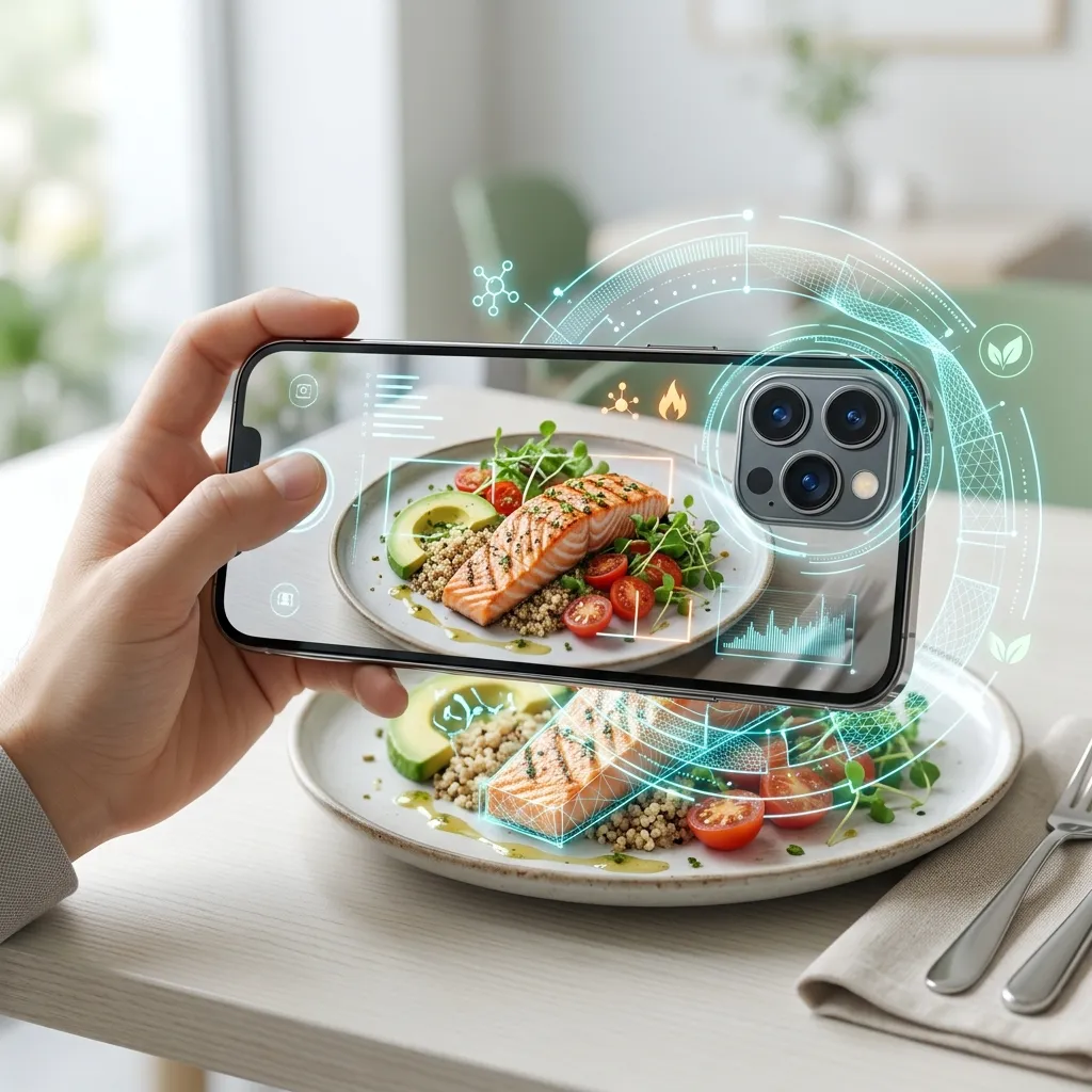 Photo-assisted CalMind food log