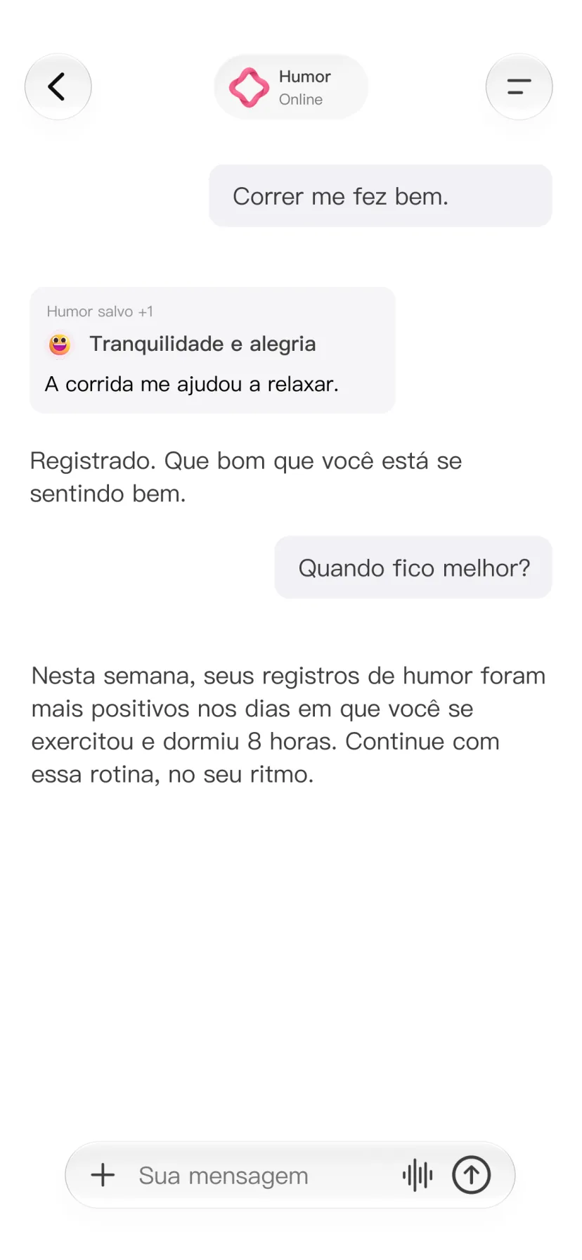Conversa no CalMind sobre humor, sono e movimento